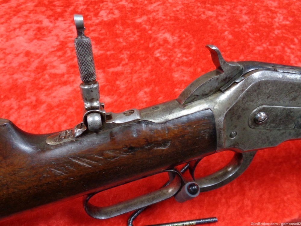 1891 WINCHESTER Model 1886 40-82 Caliber Lever Action Rifle ANTIQUE I TRADE-img-5