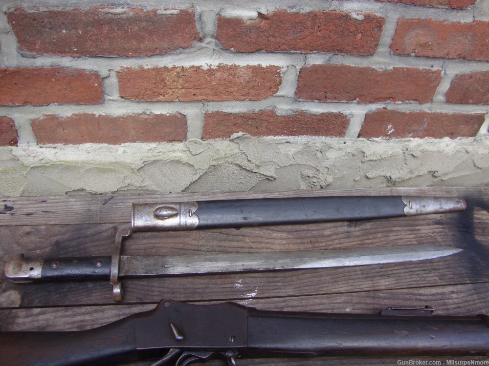Martini Henry MK IV Rifle Unit Marked With Blade Bayonet And Scabbard 1887-img-37