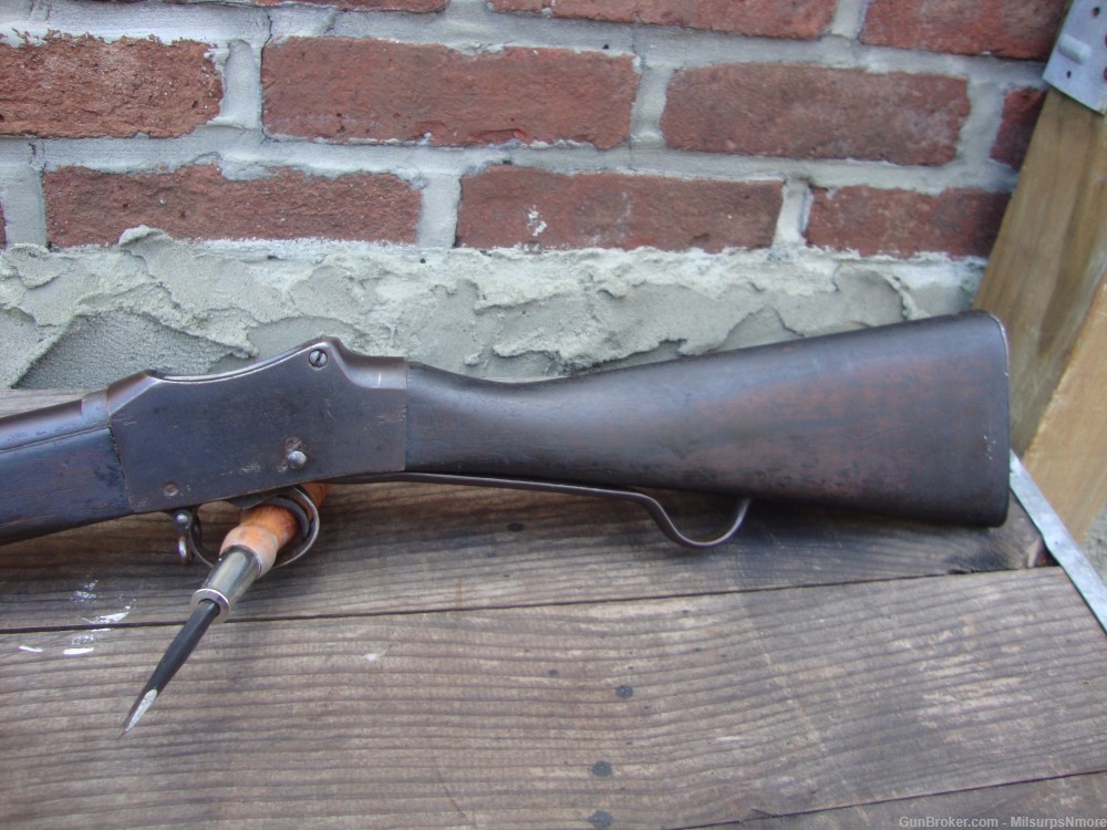 Martini Henry MK IV Rifle Unit Marked With Blade Bayonet And Scabbard 1887-img-13