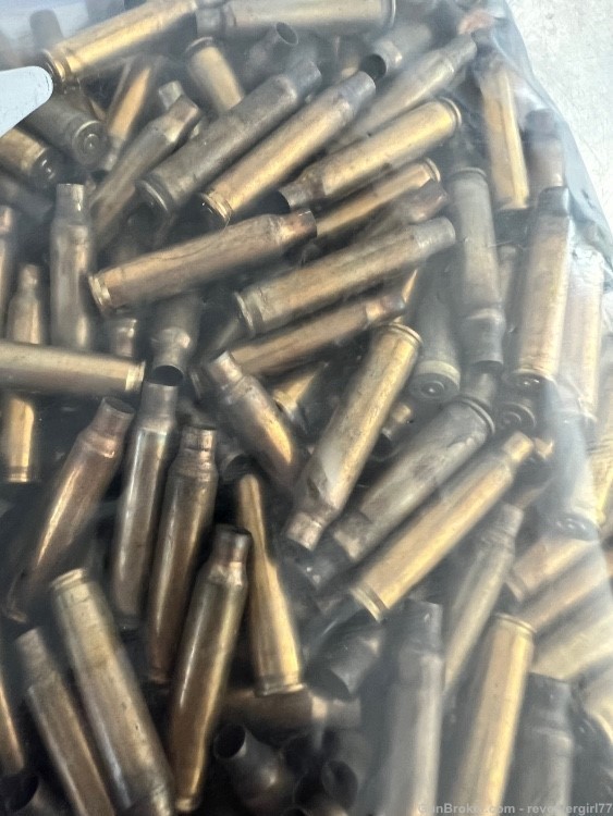 500 Rds of Once Fired .223 Brass - free shipping -img-1