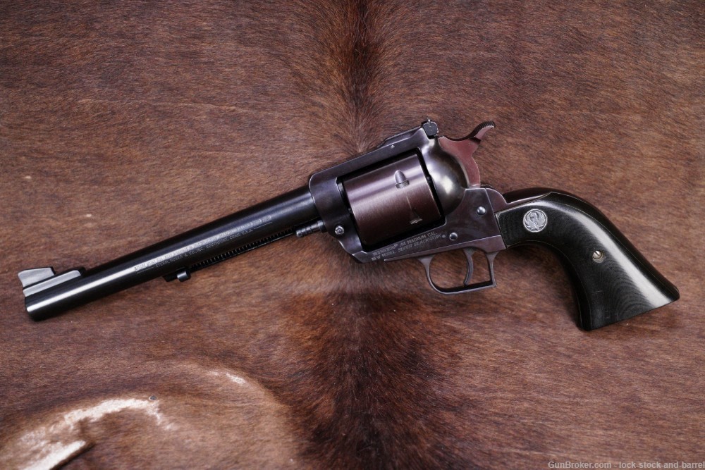 Ruger New Model Super Blackhawk 00802 .44 Rem Mag 7.5” SA Revolver MFD 1987-img-3