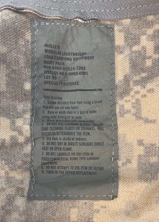 Genuine USGI Military Issued US Molle Waist Pack (Butt Pack)-img-3