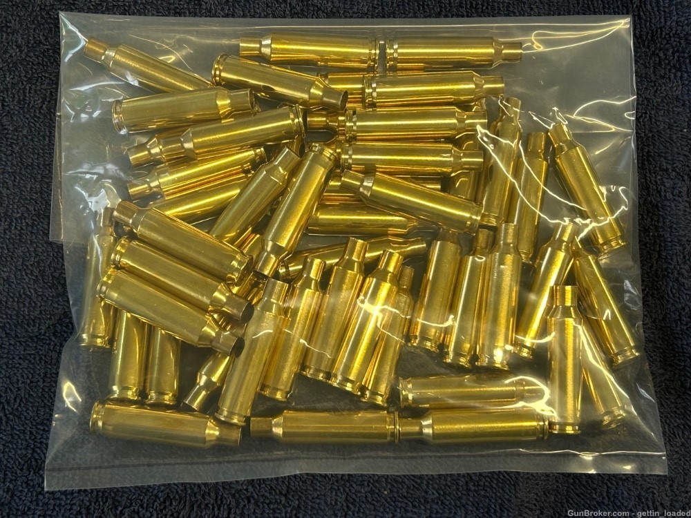6.5 Creedmoor Once Fired Brass Wet Stainless Cleaned!-img-0