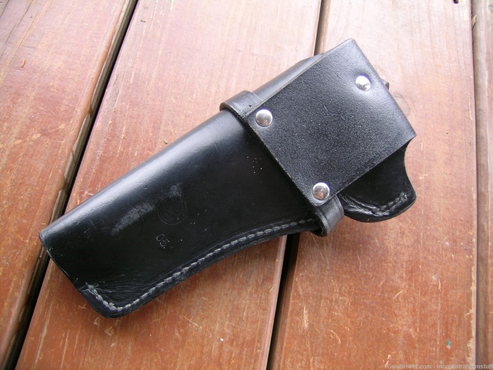 S&W Brand #B21-05 Leather Holster H&R 949 High Standard Double-Nine 5-1/2"-img-4