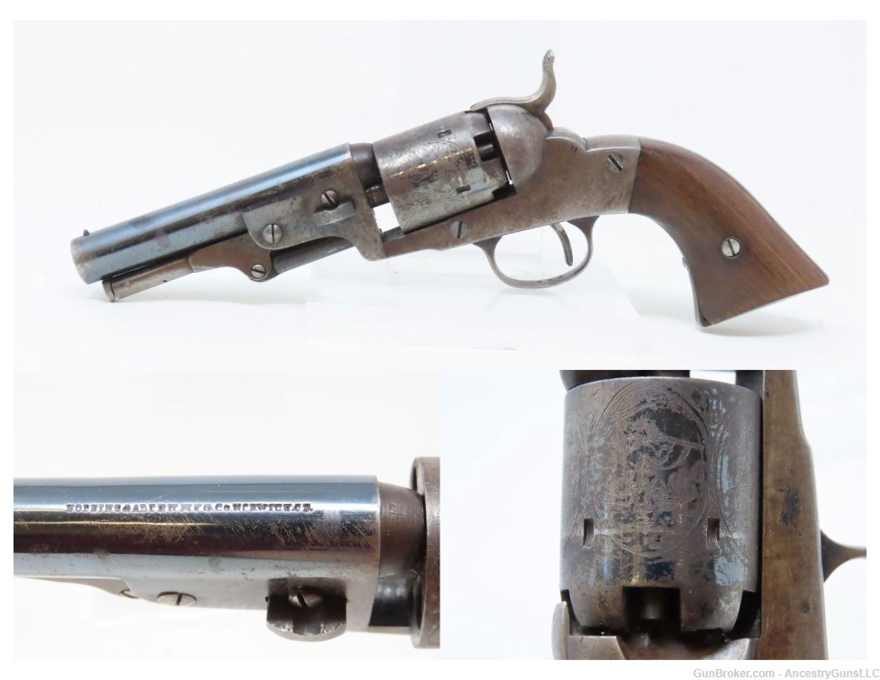 RARE Antique HOPKINS & ALLEN “DICTATOR” .31 Cal. Percussion POCKET Revolver-img-0