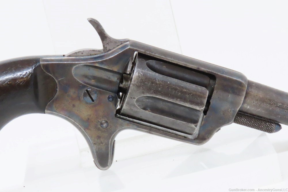 CASED Antique 5-Shot COLT NEW LINE .32 Caliber CF ETCHED PANEL Revolver    -img-18