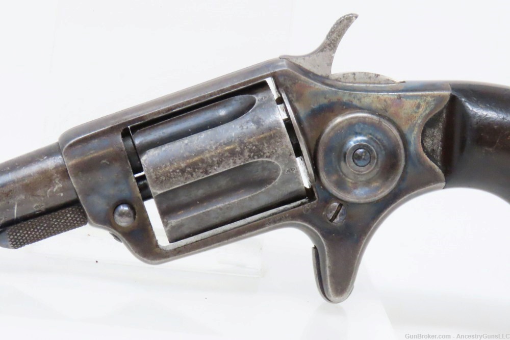 CASED Antique 5-Shot COLT NEW LINE .32 Caliber CF ETCHED PANEL Revolver    -img-5