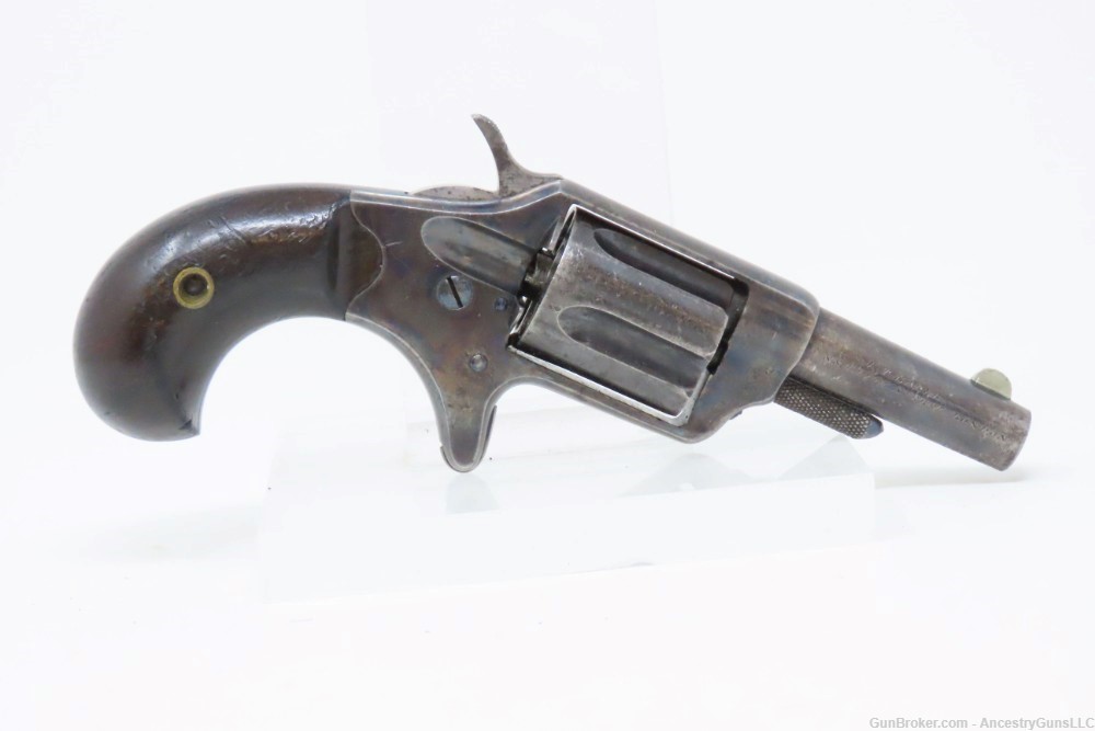 CASED Antique 5-Shot COLT NEW LINE .32 Caliber CF ETCHED PANEL Revolver    -img-16