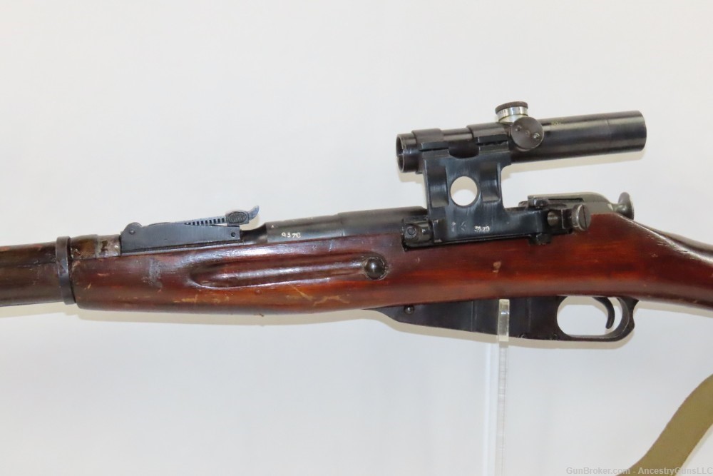 Nice WORLD WAR II Soviet IZHEVSK Model 91/30 Mosin-Nagant SNIPER C&R Rifle -img-19