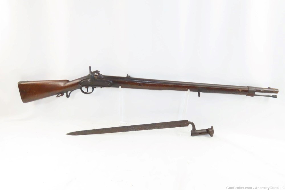 CIVIL WAR Antique AUSTRIAN .71 Cal. Model 1849 “GARIBALDI” Conversion Rifle-img-1