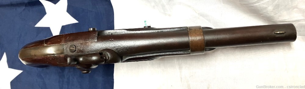 H. Aston model 1842 pistol Civil War Mexican War-img-6