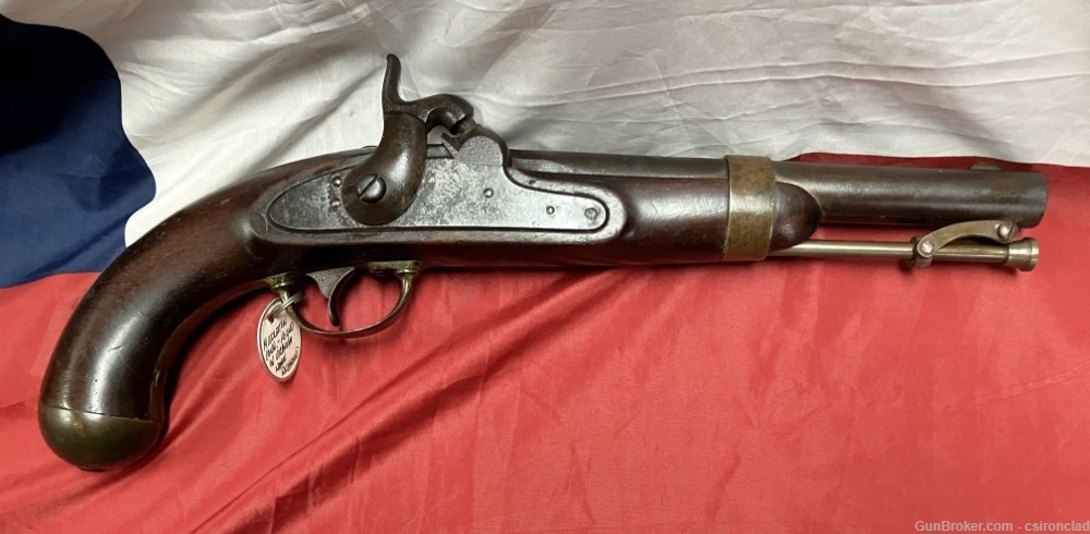 H. Aston model 1842 pistol Civil War Mexican War-img-0