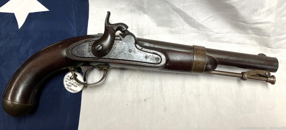 H. Aston model 1842 pistol Civil War Mexican War-img-8