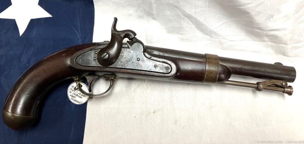 H. Aston model 1842 pistol Civil War Mexican War-img-5