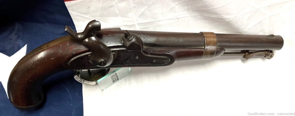 H. Aston model 1842 pistol Civil War Mexican War-img-15