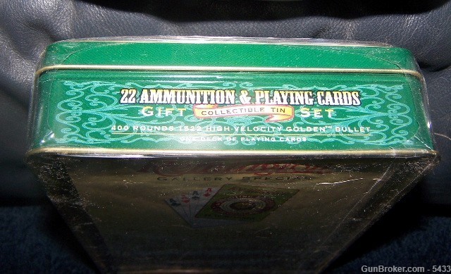 Remington, Golden Bullet .22 Long Rifle, Playing card set-img-2
