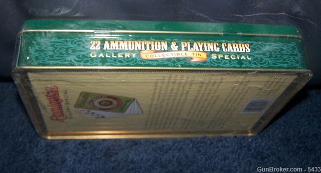 Remington, Golden Bullet .22 Long Rifle, Playing card set-img-5