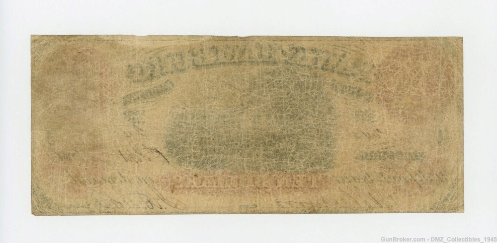 Pre Civil War $10 South Carolina Bank Note Antique Currency Money-img-1