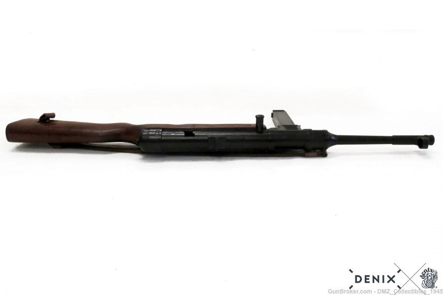 WW2 WWII German SS MP41 Non Firing Replica Submachine Gun by Denix of Spain-img-4