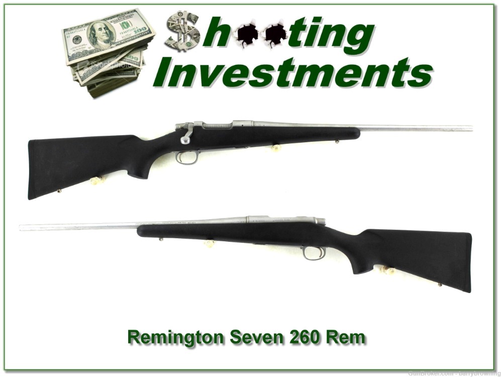 Remington Model Seven stainless 260 Rem Exc Cond-img-0