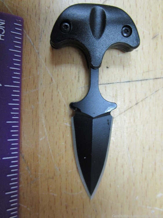 Cold Steel Type Push Neck Knife Dagger w/ Sheath-img-2