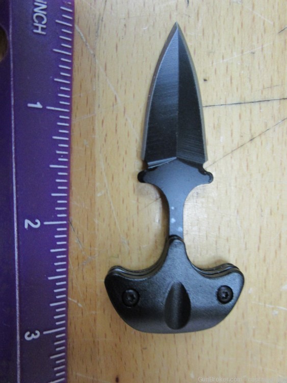 Cold Steel Type Push Neck Knife Dagger w/ Sheath-img-1