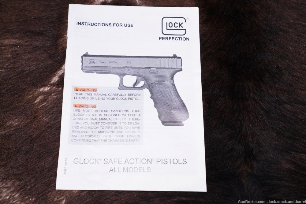 Glock 43 G43 Slimline 9mm Striker Fired Semi Auto Pistol, Modern-img-23