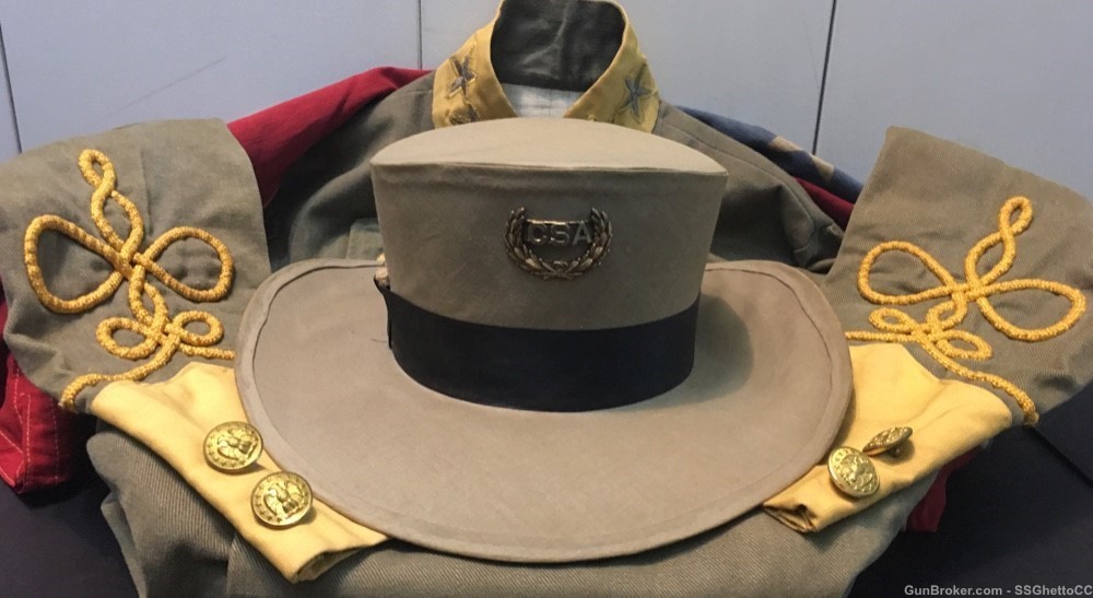 Civil War Officer’s Ensemble;UCV Hat 1930’s;1960 Centennial Tunic.;RARE-img-5