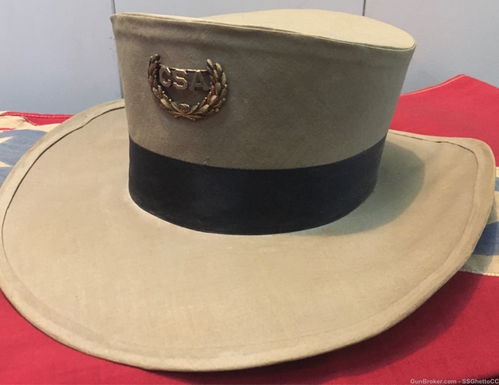 Civil War Officer’s Ensemble;UCV Hat 1930’s;1960 Centennial Tunic.;RARE-img-6