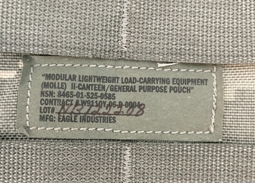 USGI Molle II Canteen/General Purpose Pouch-img-2