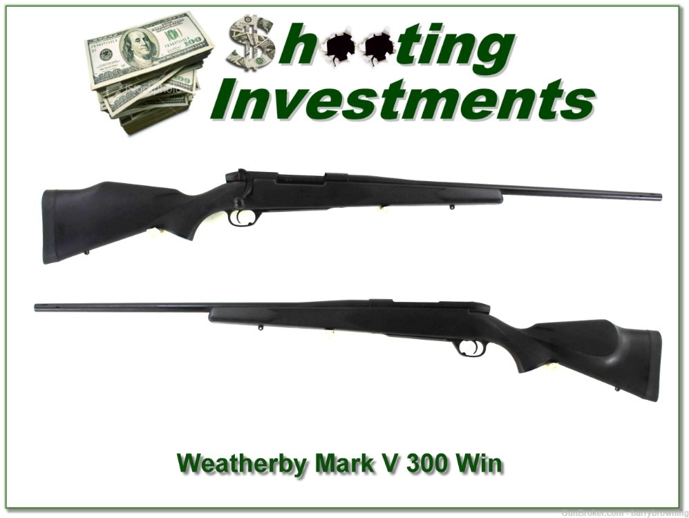 Weatherby Mark V in 300 Winchester Exc Cond!-img-0