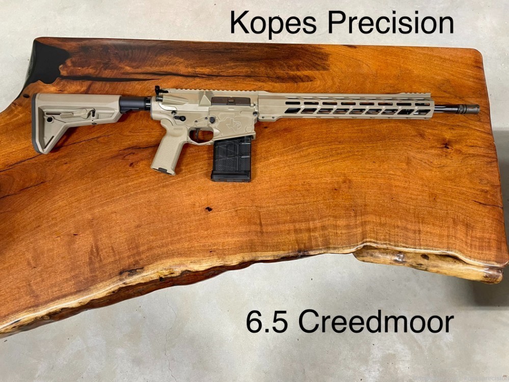 Kopes Precision 6.5 Creedmoor AR-10 Rifle, Flat Dark Earth FDE-img-0