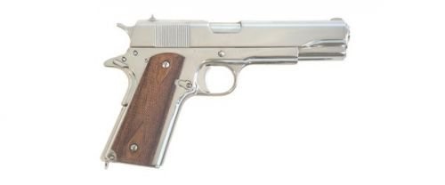 Cimarron Firearms 1911 A1 .45ACP 5-inch Nickel...-img-0