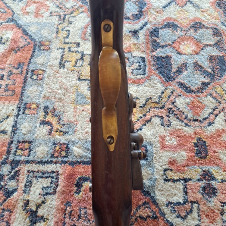 German Made Hawes Flintlock Pistol Smooth Bore Rare! Like 1851 1816 1813 36-img-14