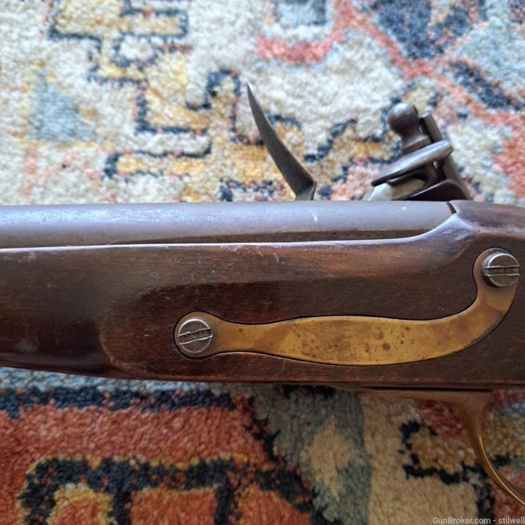 German Made Hawes Flintlock Pistol Smooth Bore Rare! Like 1851 1816 1813 36-img-9