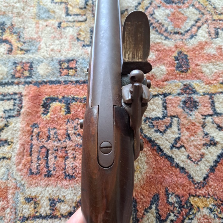 German Made Hawes Flintlock Pistol Smooth Bore Rare! Like 1851 1816 1813 36-img-11