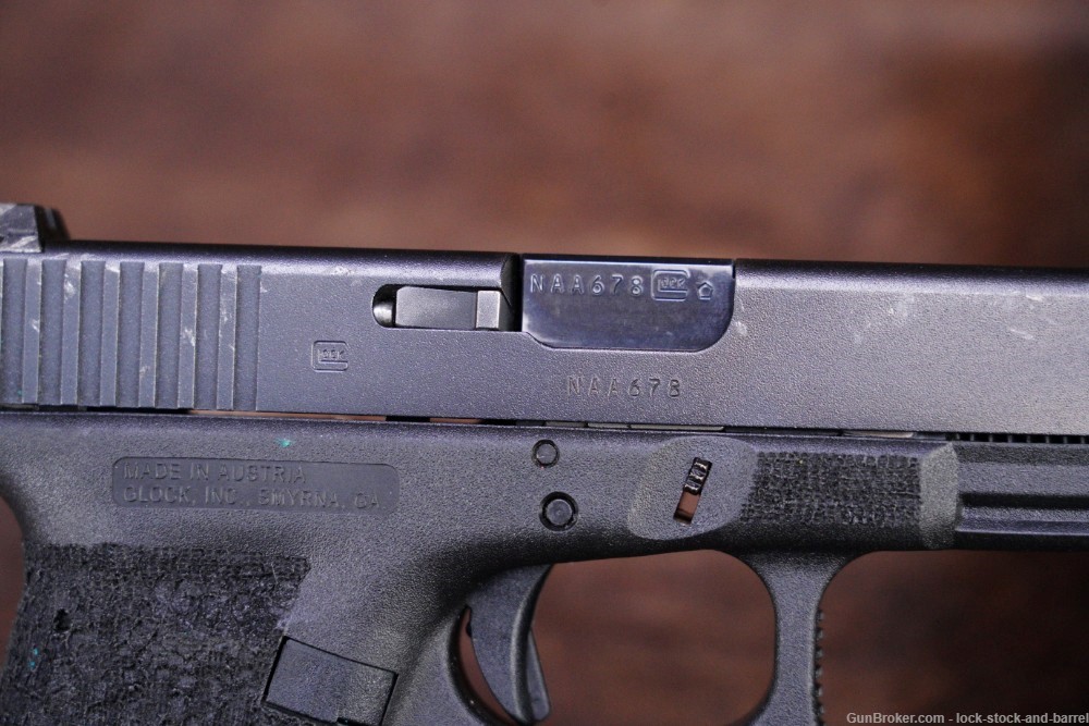 Glock 17 G17 9mm 4.49” Striker Fired Semi Auto Pistol, Modern-img-9
