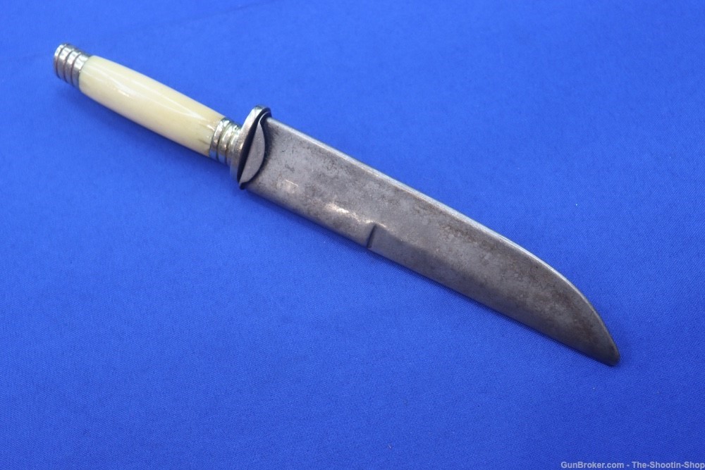 Wostenholm Sheffield England Bone Handled Knife Vintage Blade Metal Sheath-img-21