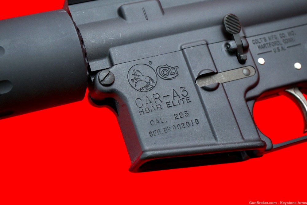 Awesome Colt Accurized Competition Rifle CAR-A3 HBAR Elite Like New-img-17