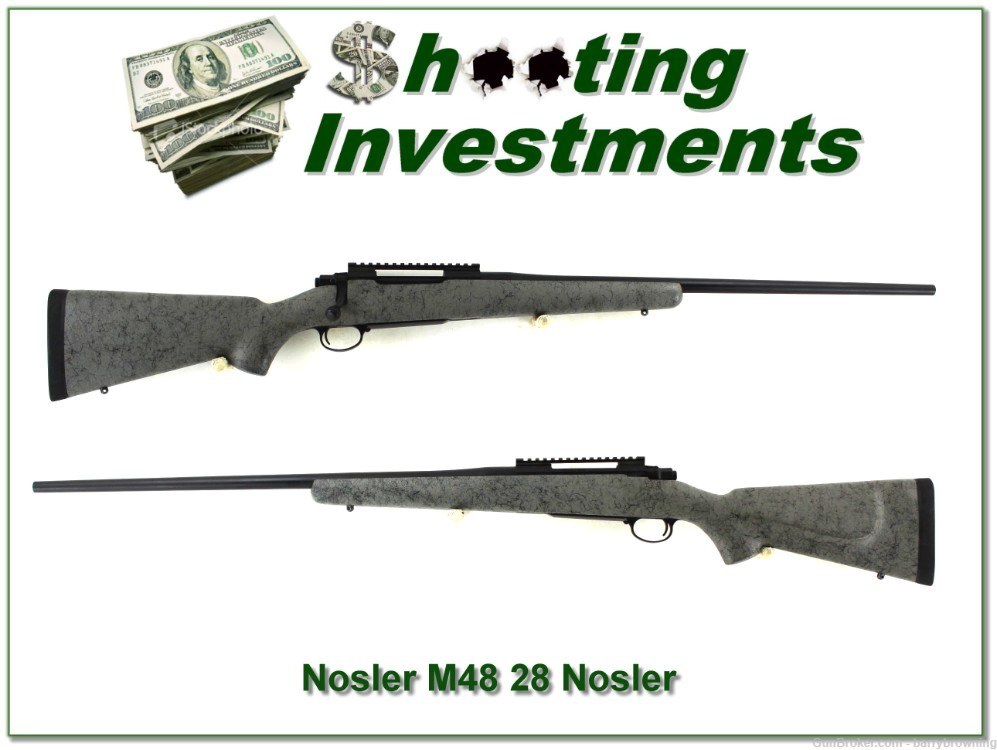 Nosler M48 in 28 Nosler Exc Cond 26in-img-0
