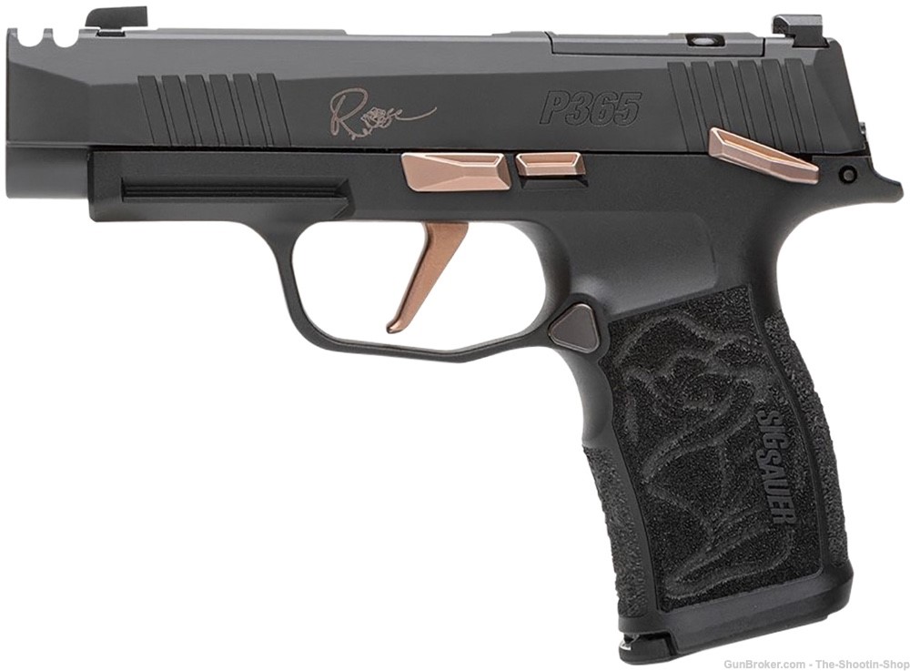 Sig Sauer P365 XL THE ROSE Pistol 9MM 12RD 365XL COMP Rose Gold Kit NEW 365-img-1