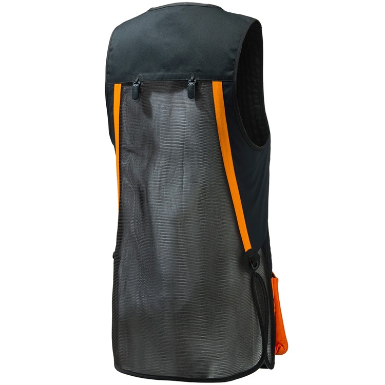 BERETTA Uniform Pro 20.20 Vest, Color: Jet Black & Orange, Size: L-img-2