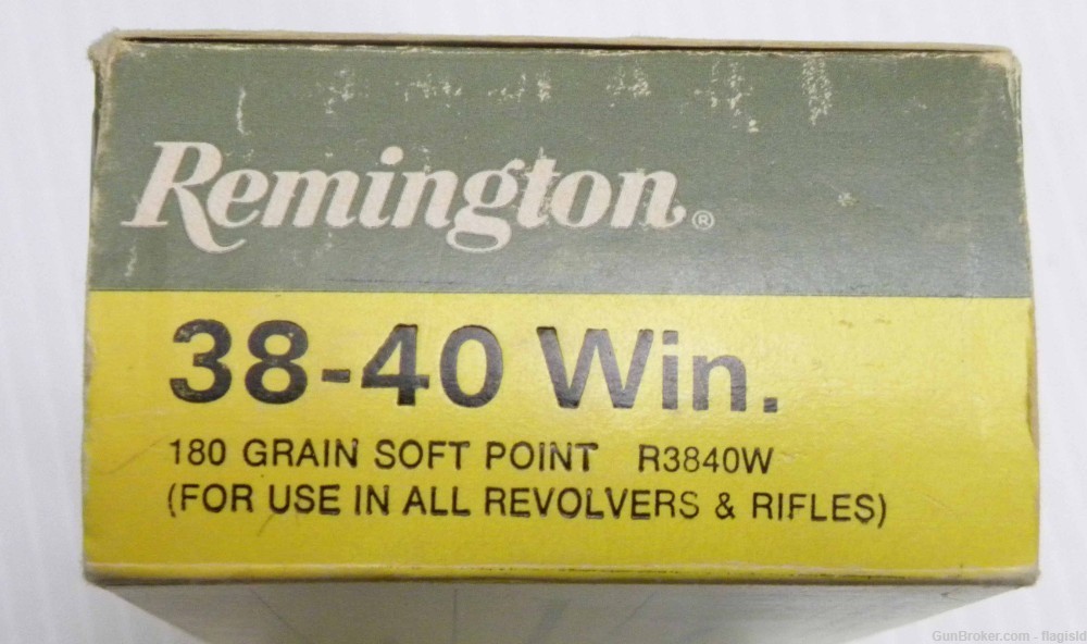 Full 50 Rd Box of Remington Brand 38-40 winchester 38 WCF 180 Gr SP-img-3
