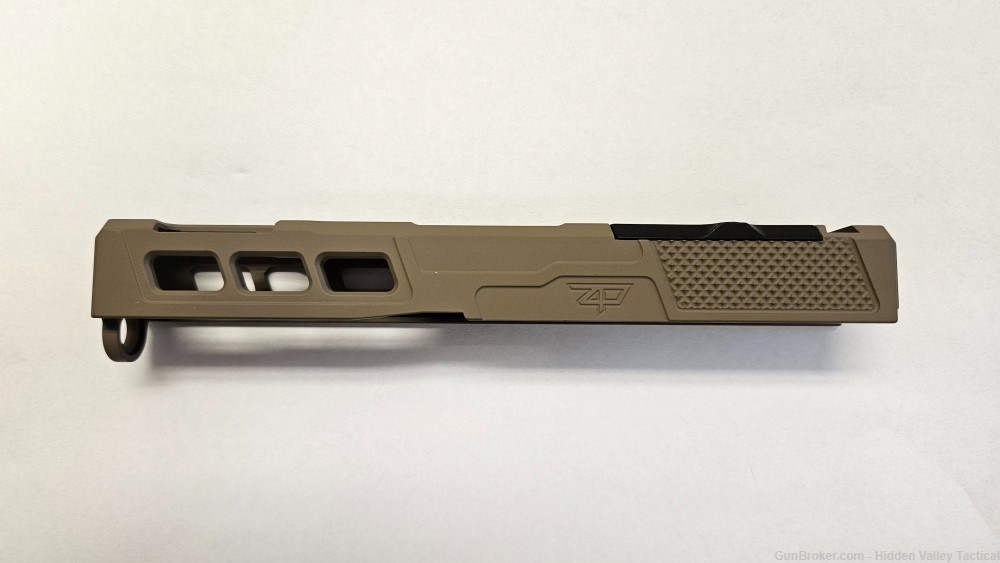 Zaffiri Precision Custom Glock 19 Gen 3 ZPS.P Slide Ported RMR FDE -img-3