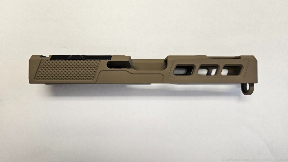 Zaffiri Precision Custom Glock 19 Gen 3 ZPS.P Slide Ported RMR FDE -img-2