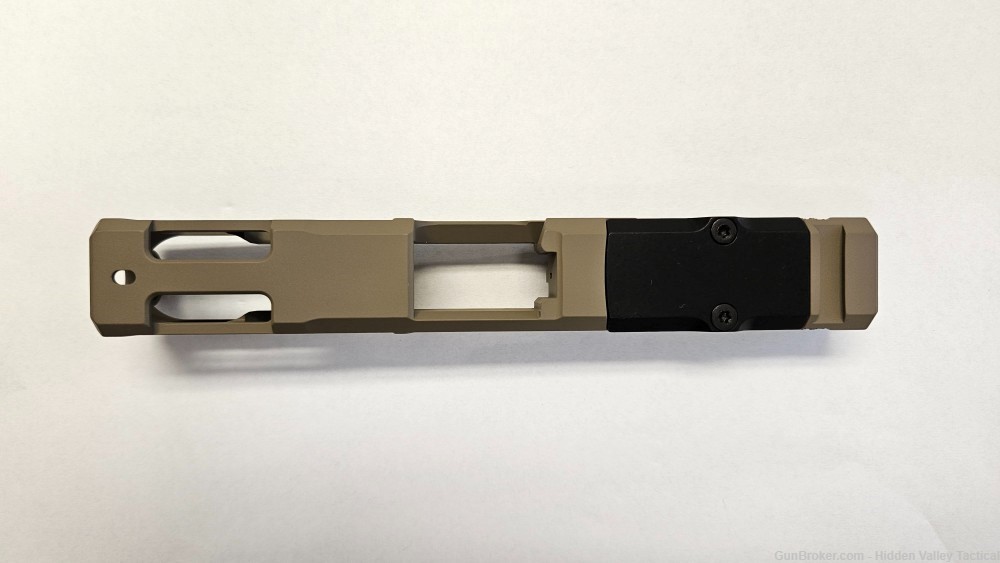 Zaffiri Precision Custom Glock 19 Gen 3 ZPS.P Slide Ported RMR FDE -img-1
