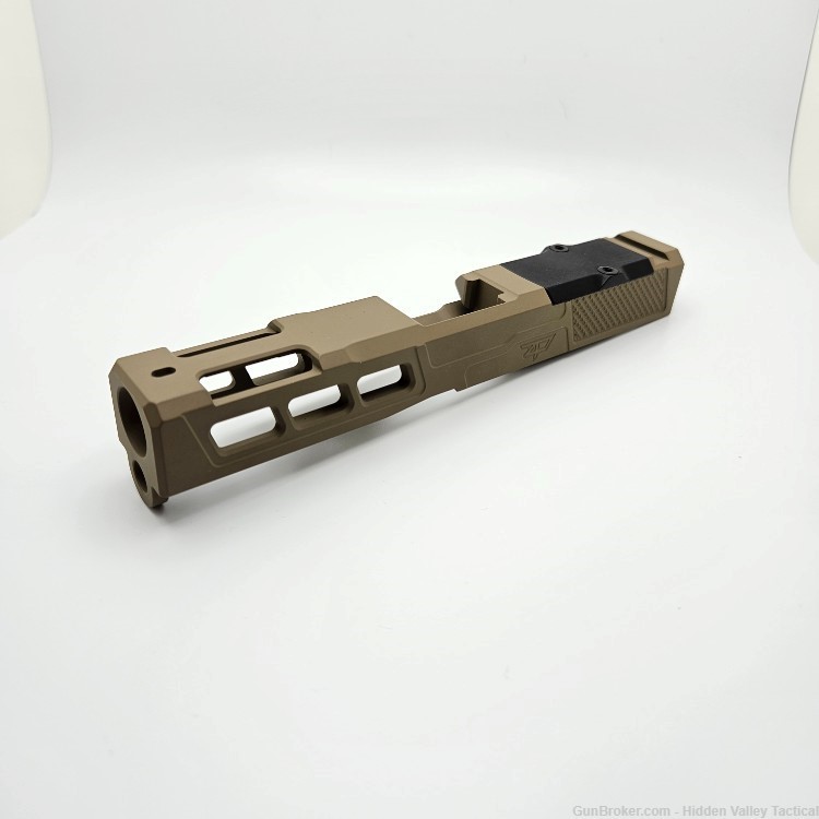 Zaffiri Precision Custom Glock 19 Gen 3 ZPS.P Slide Ported RMR FDE -img-0