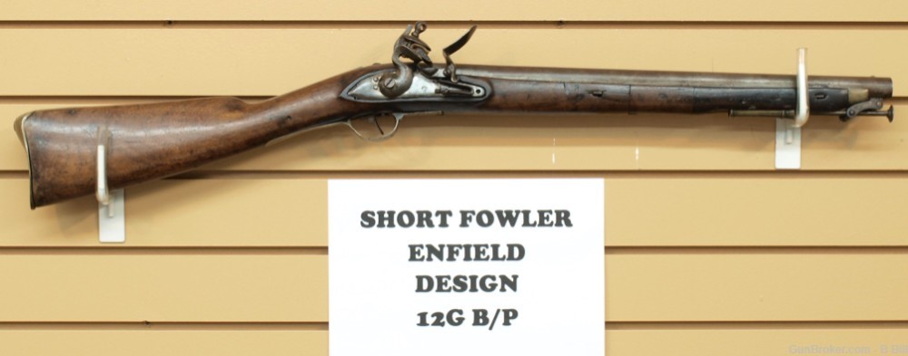 ANTIQUE SHORT FOWLING PIECE Flintlock Custom Fowler Mid 1700's-img-0