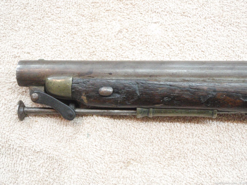 ANTIQUE SHORT FOWLING PIECE Flintlock Custom Fowler Mid 1700's-img-13