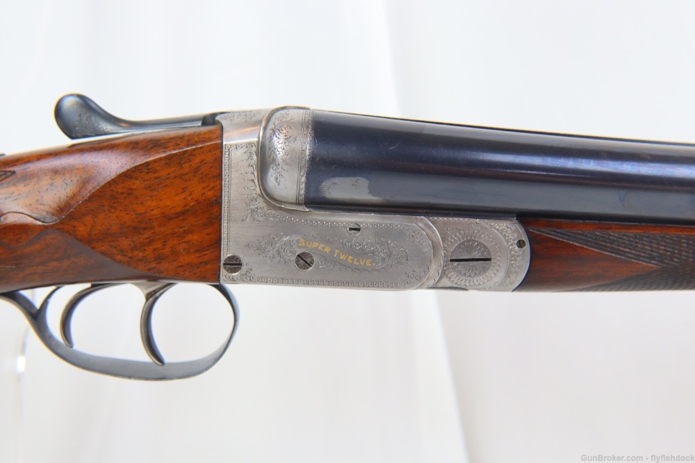 CHARLES LANCASTER  12 BORE "SUPER TWELVE" ASSSISTED OPEN BOXLOCK EJECTOR-img-3